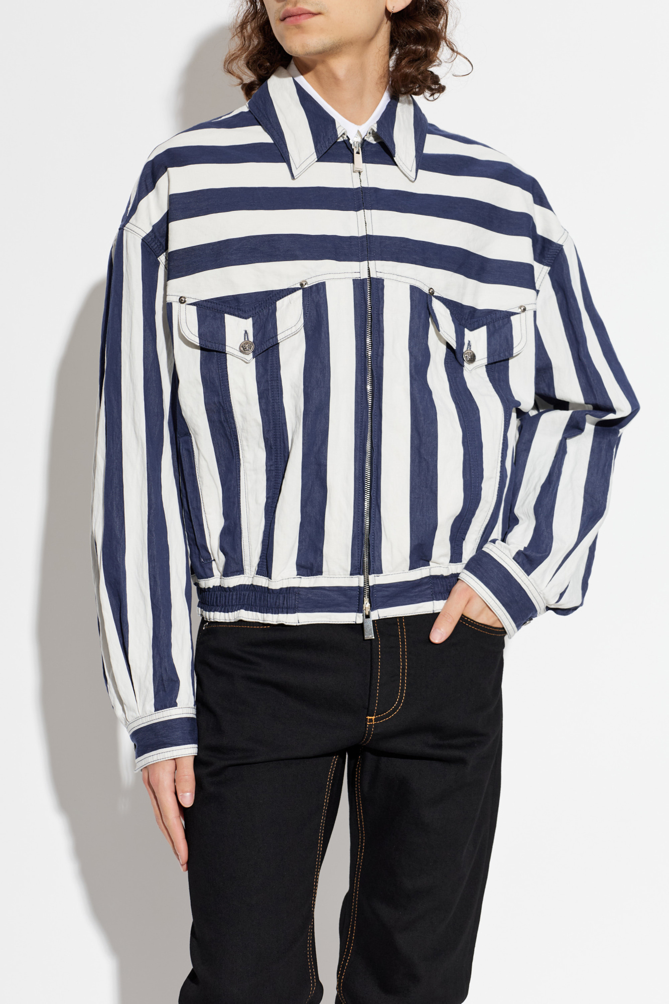 Versace Jacket with stripe pattern | Men's | Vitkac
